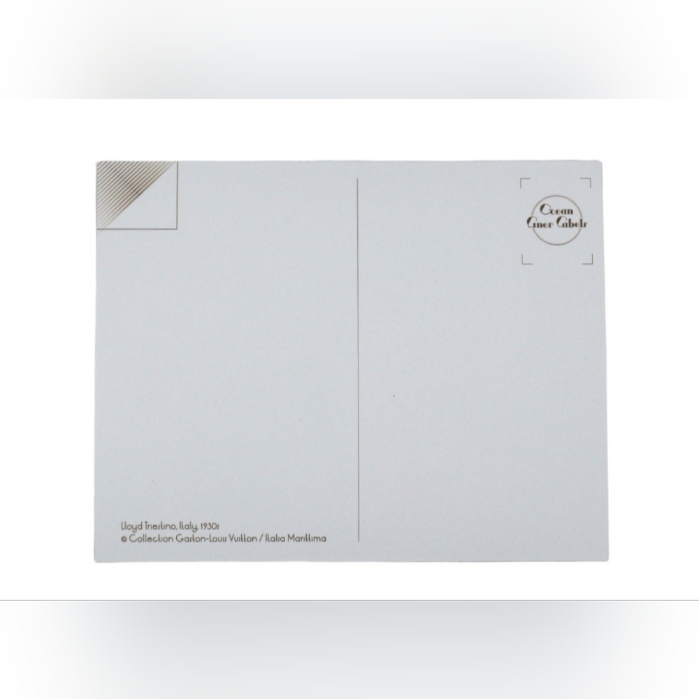 Louis Vuitton Ocean Liner Sticker Postcard - Picture 2 of 4